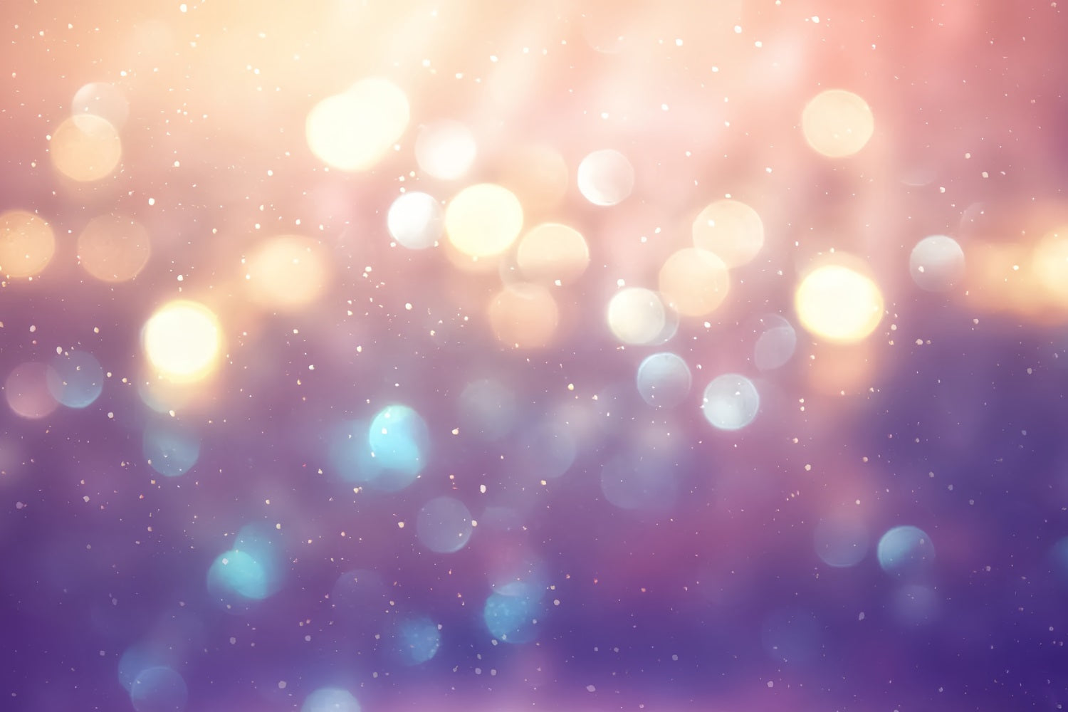 Bokeh Backdrop Soft Gold Sparkles Bokeh Photo Backdrop MRR10-31