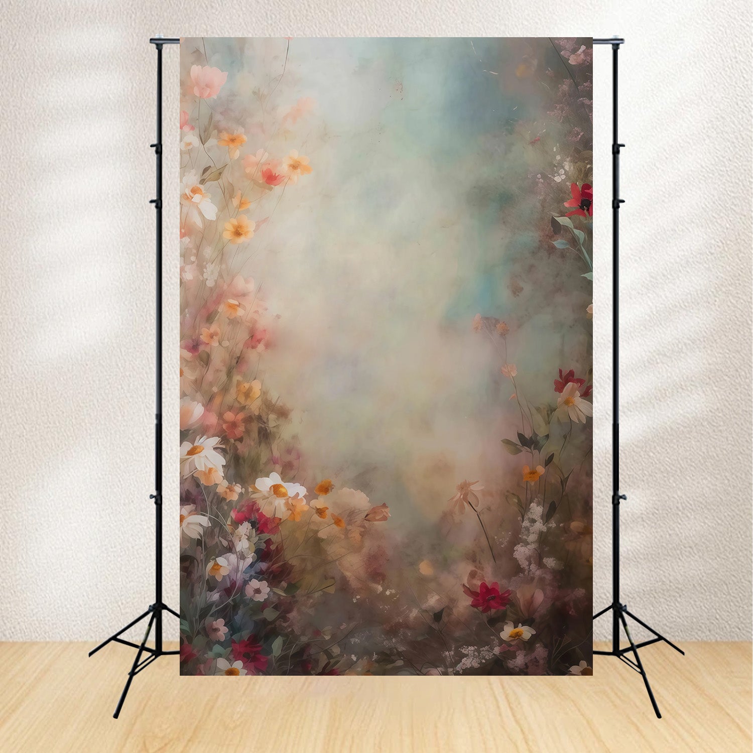 Fine Art Backdrop Lush Wildflower Meadow Artistic Backdrops MRR10-60