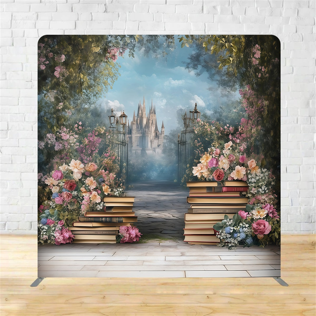 Tension Backdrops Castle Pathway Bloom Spring Backdrop MRR11-50