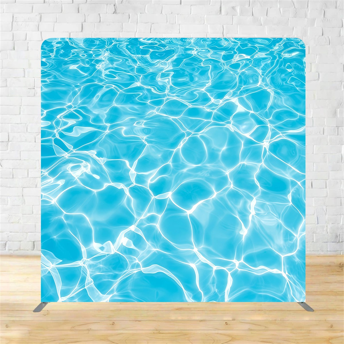 Square Backdrop Cover Clear Water Reflection Summer Backdrop MRR11-51