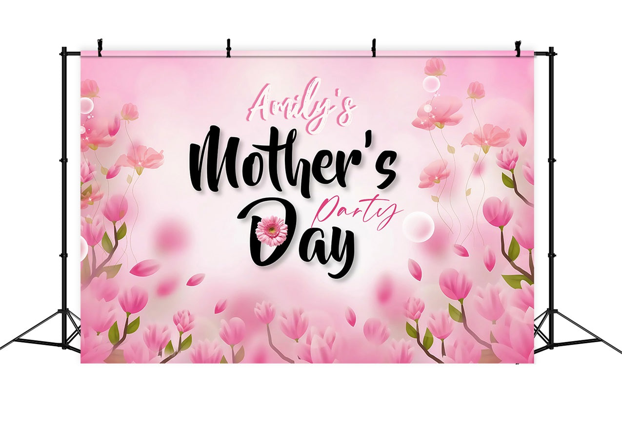 Mother's Day Backdrops Whimsical Tulip Bloom Personalised Backdrop MRR3-64
