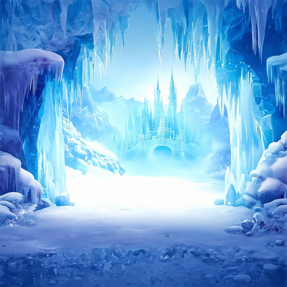 Castle Backdrops Frozen Kingdom Winter Backdrop MRR7-162