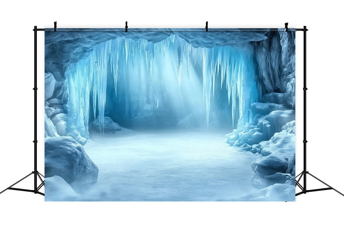 Winter Backdrops Crystal Cavern Silence Backdrop MRR7-171