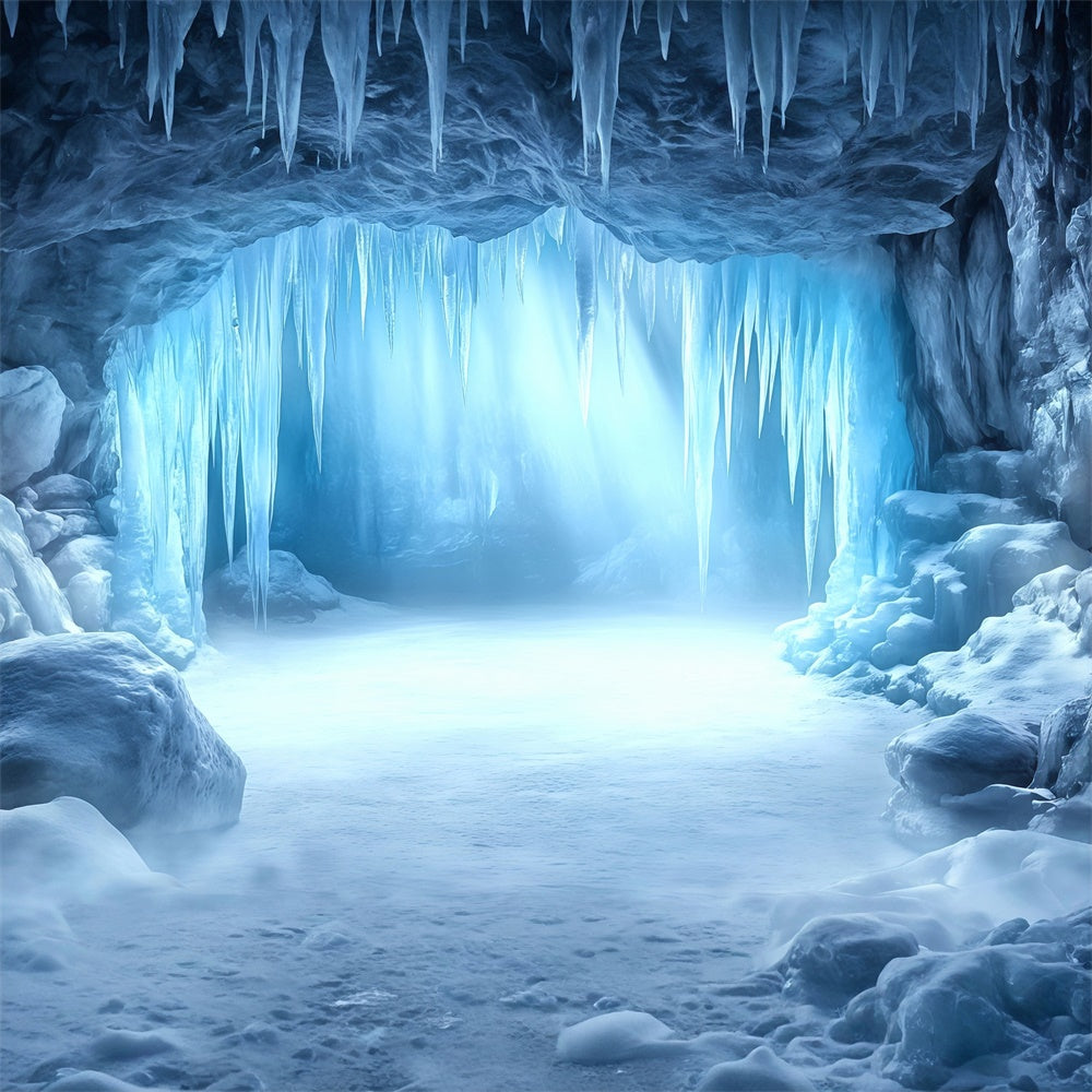 Winter Backdrops Crystal Cavern Silence Backdrop MRR7-171