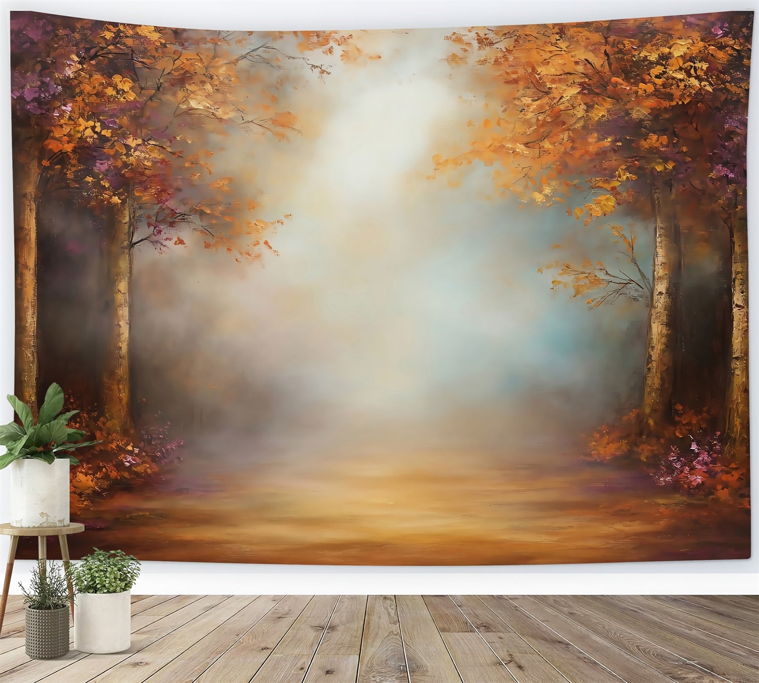 Painting Backdrops Misty Woods Best Photography Backdrops MRR7-195