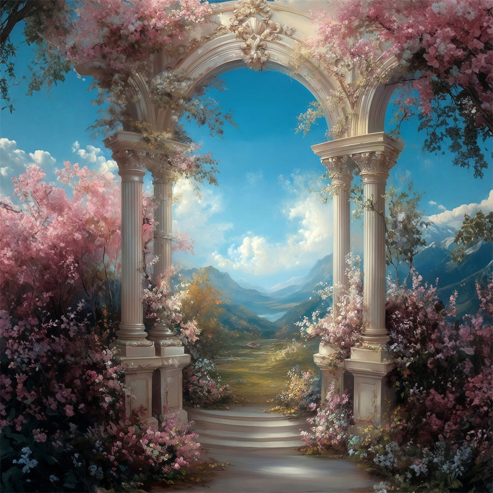 Fine Art Photography Backdrops Majestic Garden Portal Backdrop MRR7-202