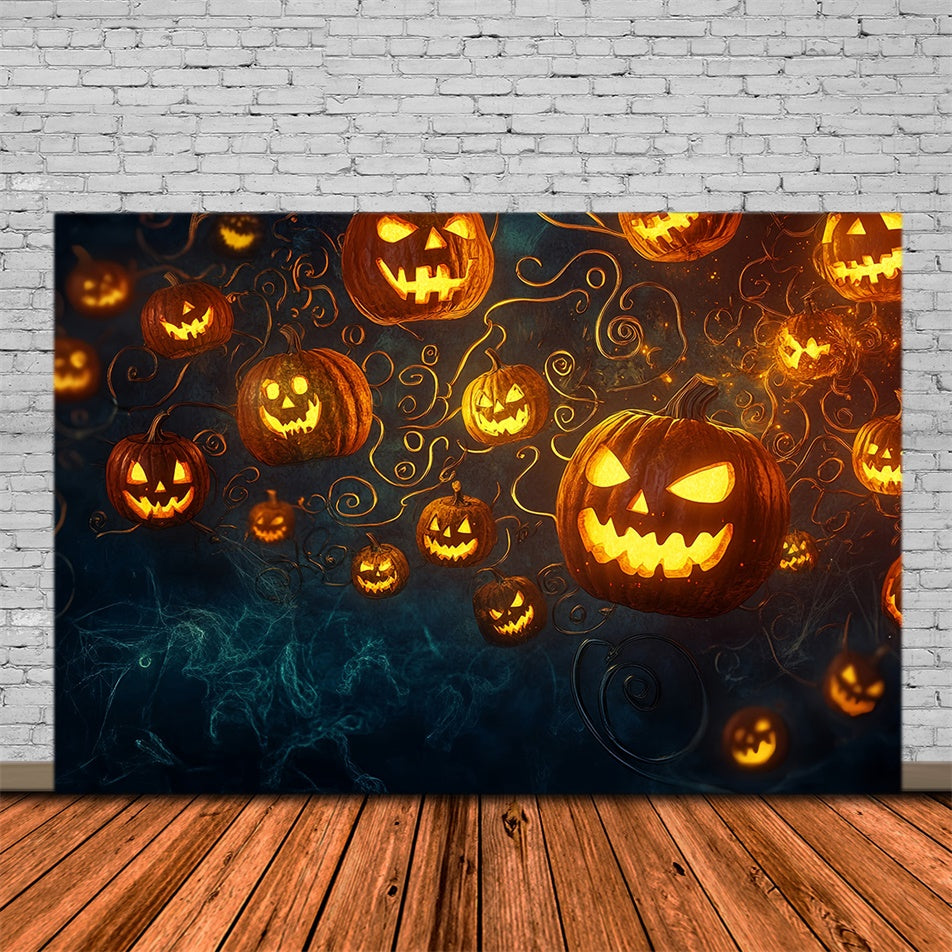 Halloween Backdrops Floating Pumpkin Frenzy Backdrop MRR7-23