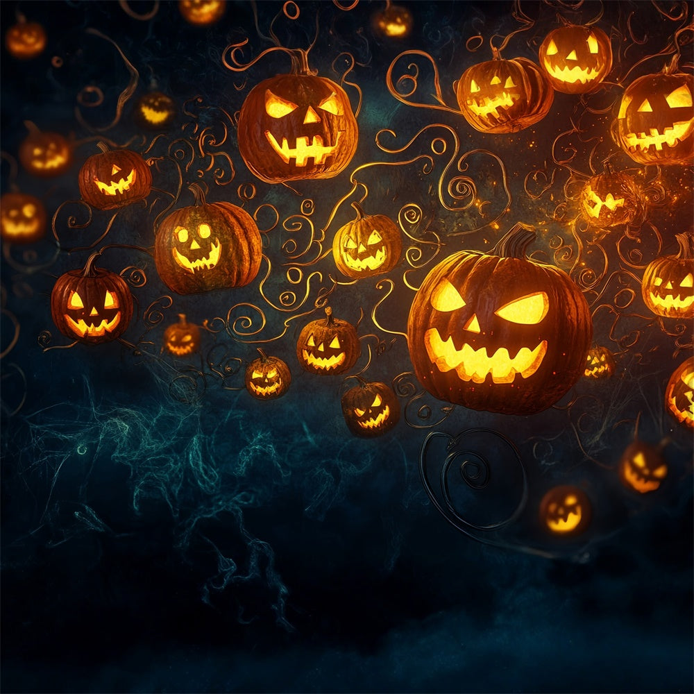 Halloween Backdrops Floating Pumpkin Frenzy Backdrop MRR7-23