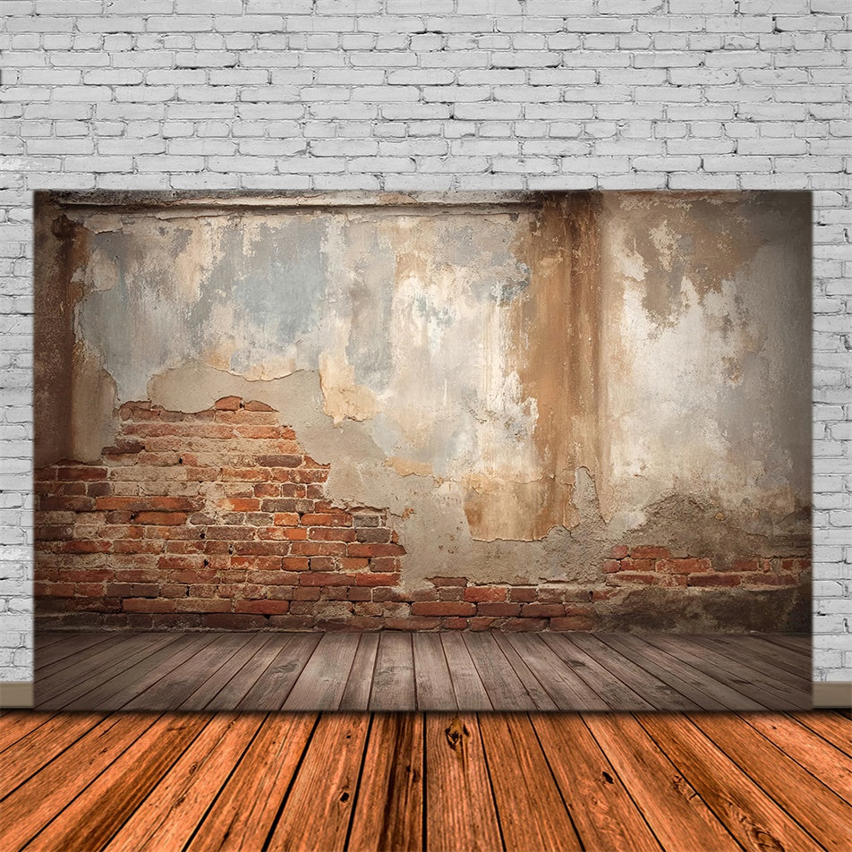 Backdrop Vintage Urban Exposed Brick Wall Backdrop MRR7-233
