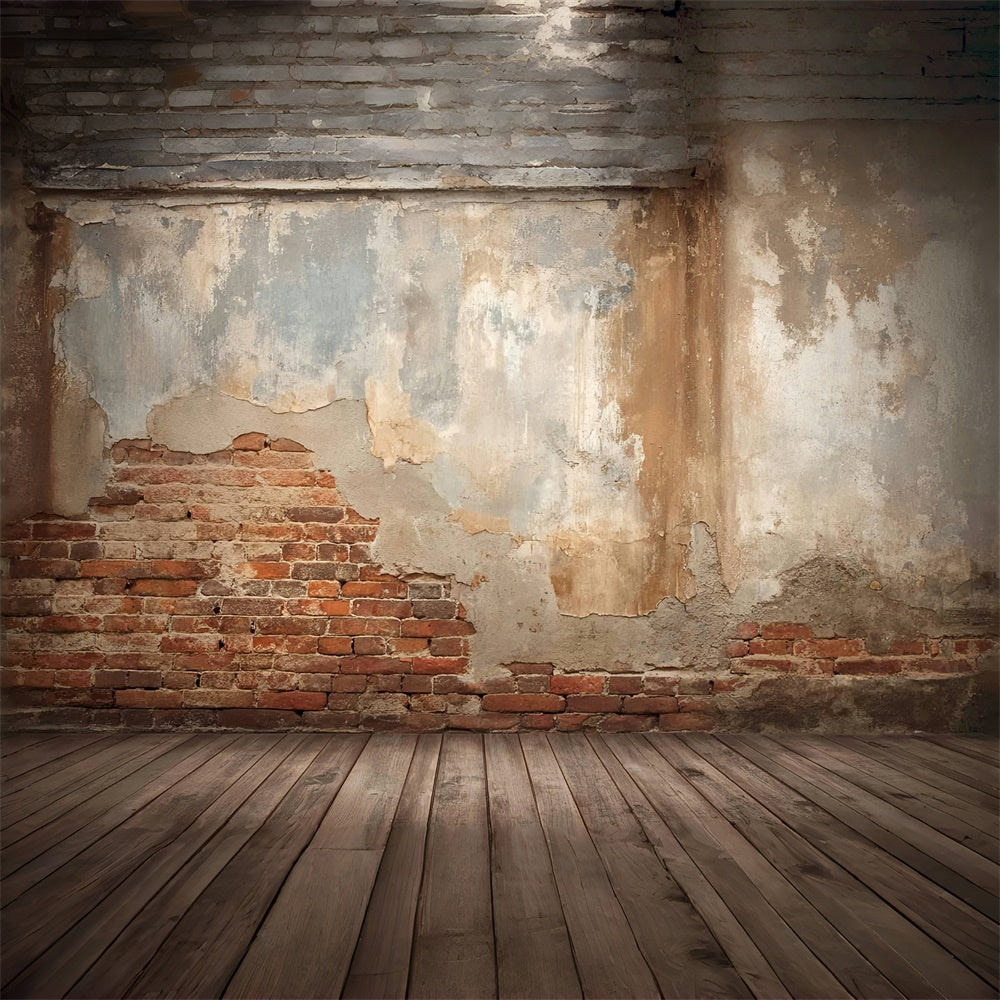 Backdrop Vintage Urban Exposed Brick Wall Backdrop MRR7-233