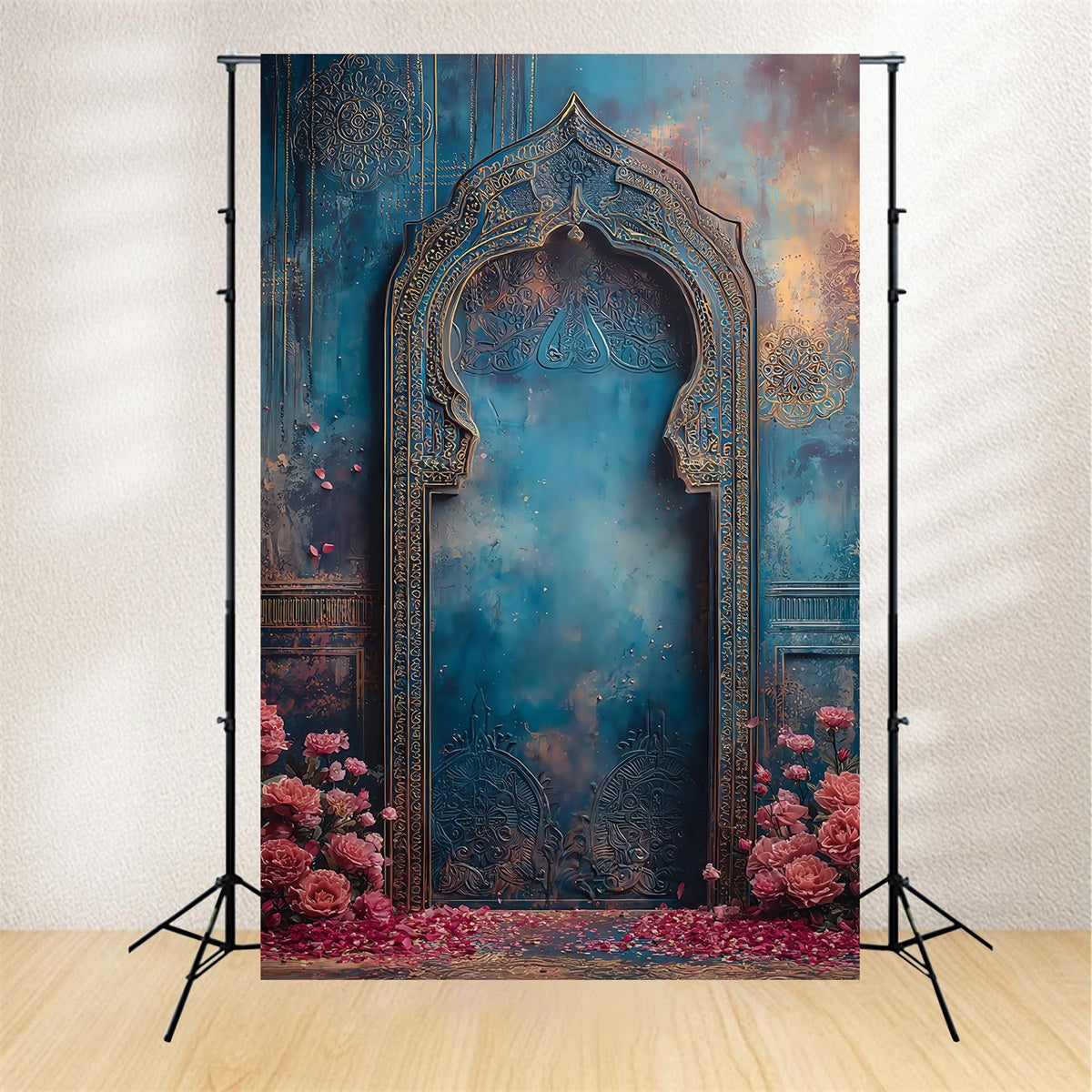 Antique Backdrop Ornate Blossom Portal Vintage Backdrop MRR7-234
