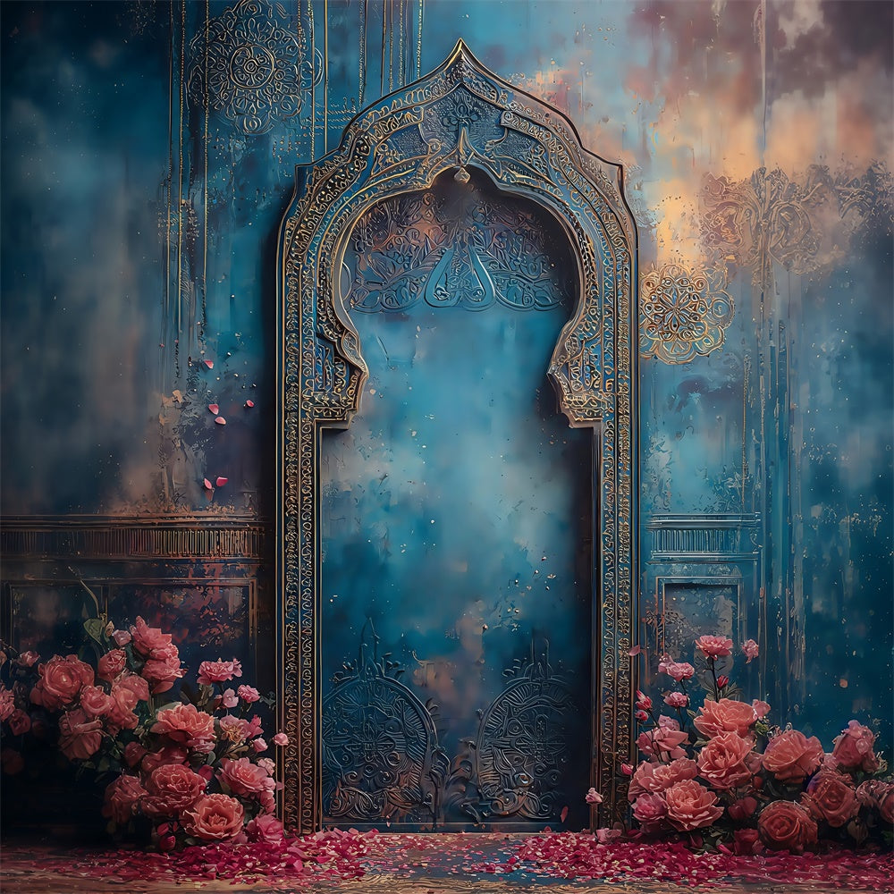 Antique Backdrop Ornate Blossom Portal Vintage Backdrop MRR7-234