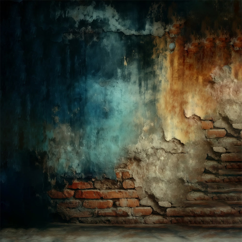 Vintage Photo Backdrop Aged Urban Texture Wall Backdrop MRR7-236