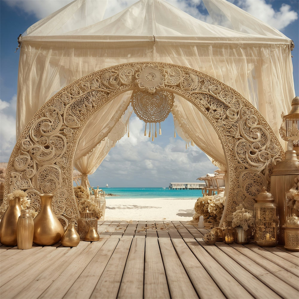 Boho Backdrop Coastal Dream Beach Arch Backdrop MRR7-248