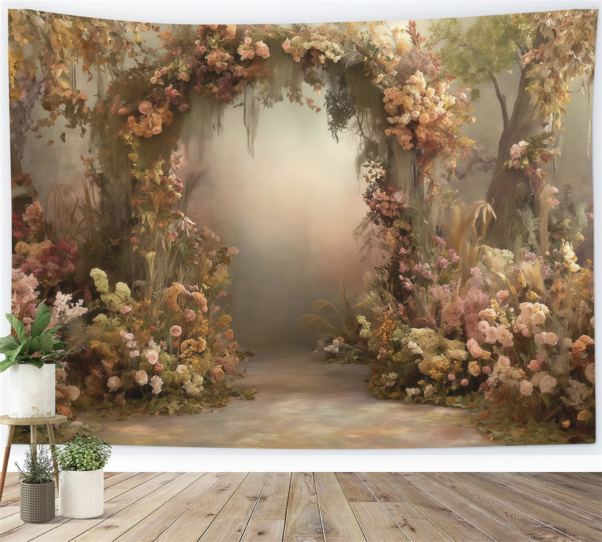 Bohemian Backdrop Twilight Garden Pathway Backdrop MRR7-249