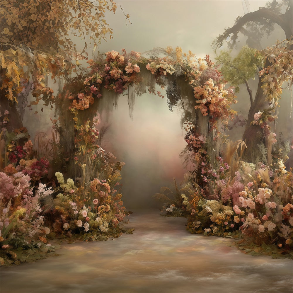 Bohemian Backdrop Twilight Garden Pathway Backdrop MRR7-249