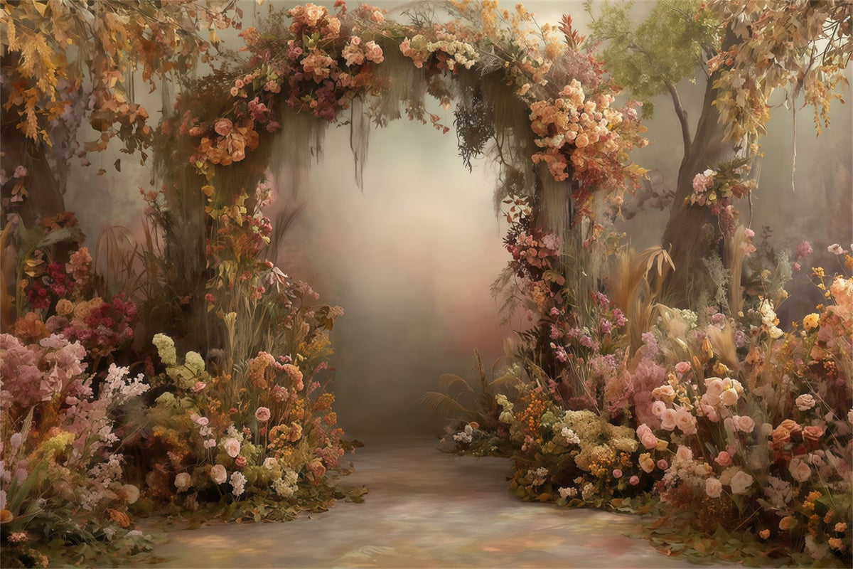 Bohemian Backdrop Twilight Garden Pathway Backdrop MRR7-249