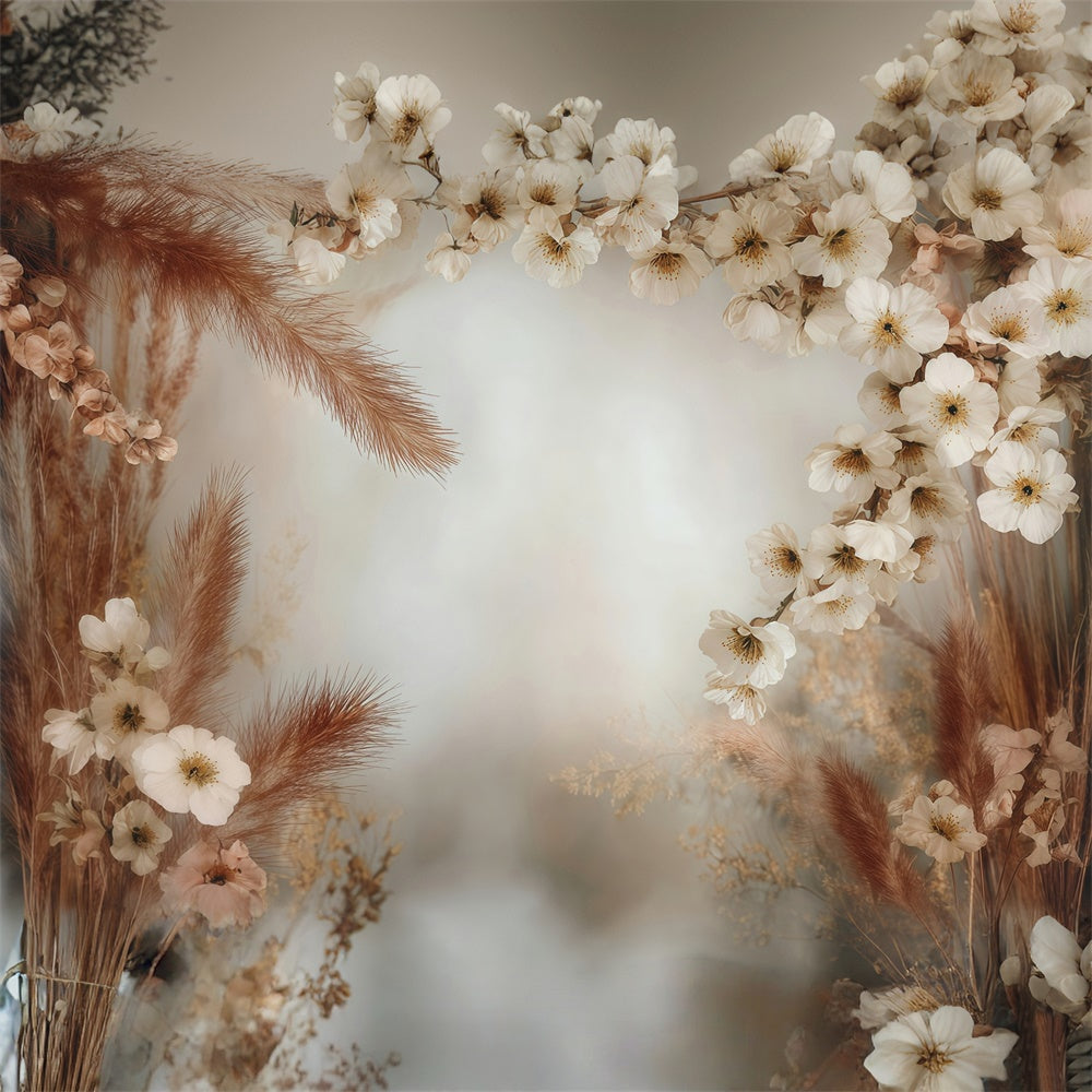 Bohemian Backdrops Beige Petal Whisper Backdrop MRR7-255