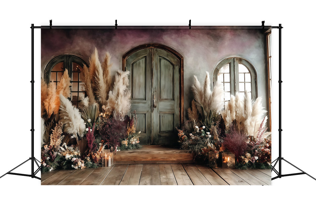 Boho Backdrops Rustic Twilight Doorway Backdrop MRR7-263