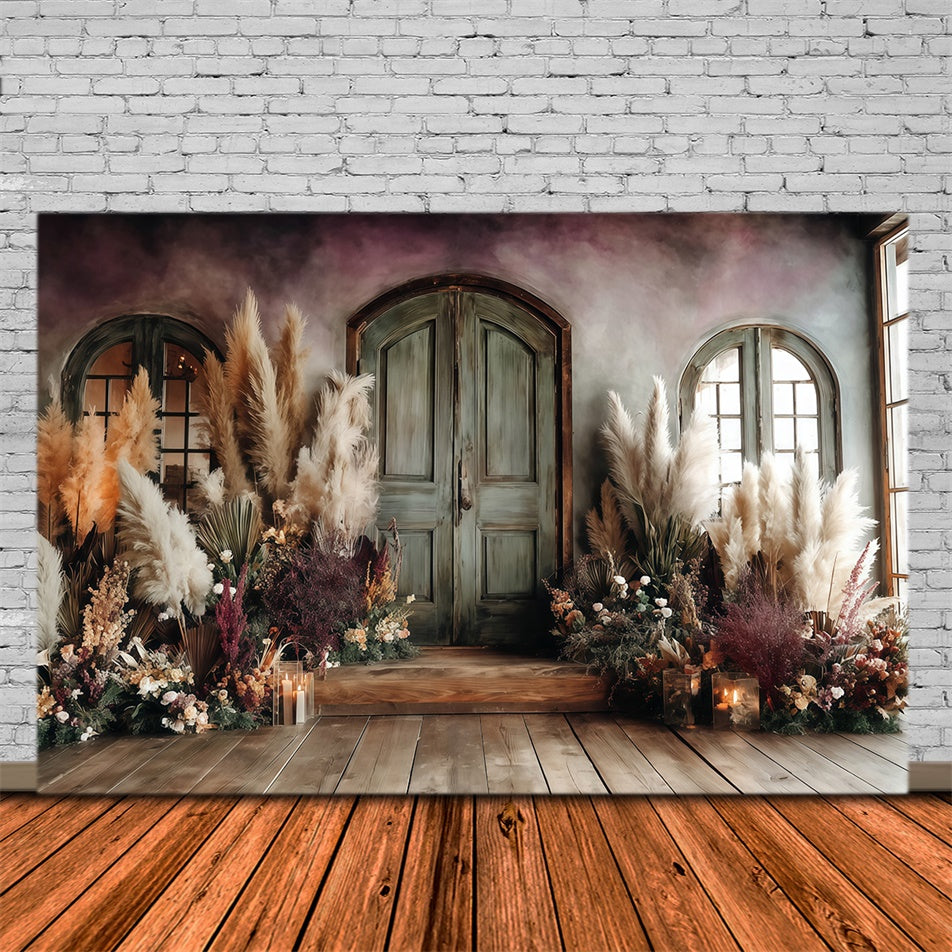 Boho Backdrops Rustic Twilight Doorway Backdrop MRR7-263
