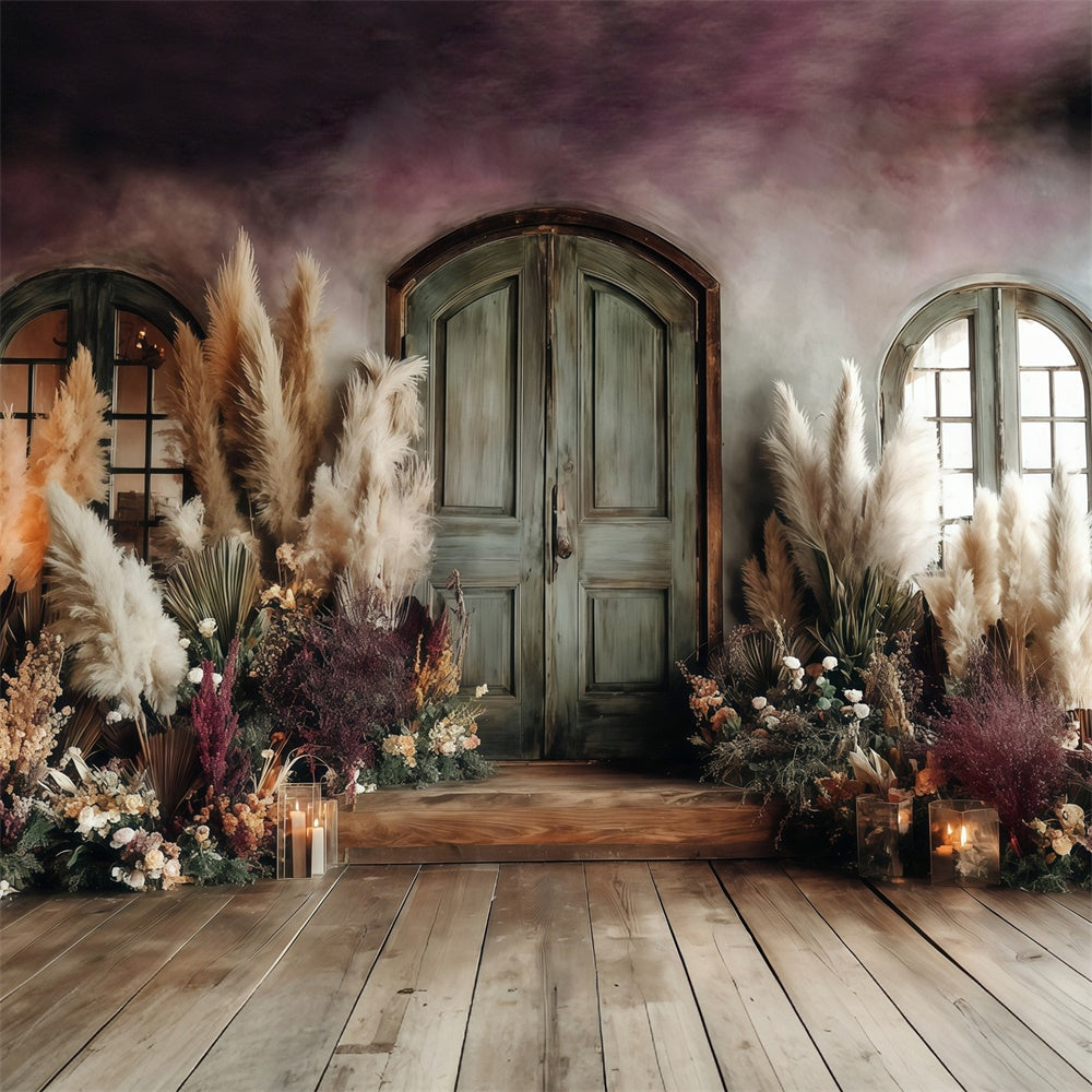 Boho Backdrops Rustic Twilight Doorway Backdrop MRR7-263