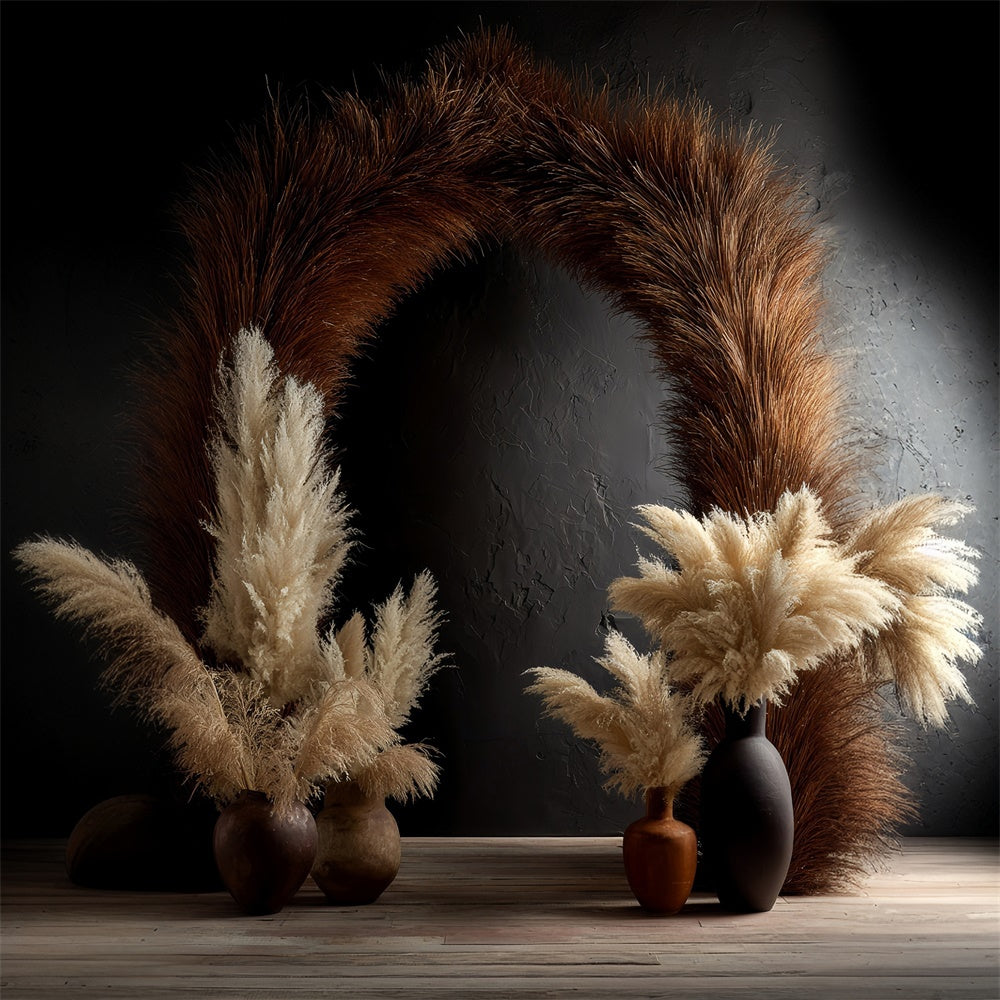 Boho Photography Backdrop Midnight Boho Arch Backdrop MRR7-277