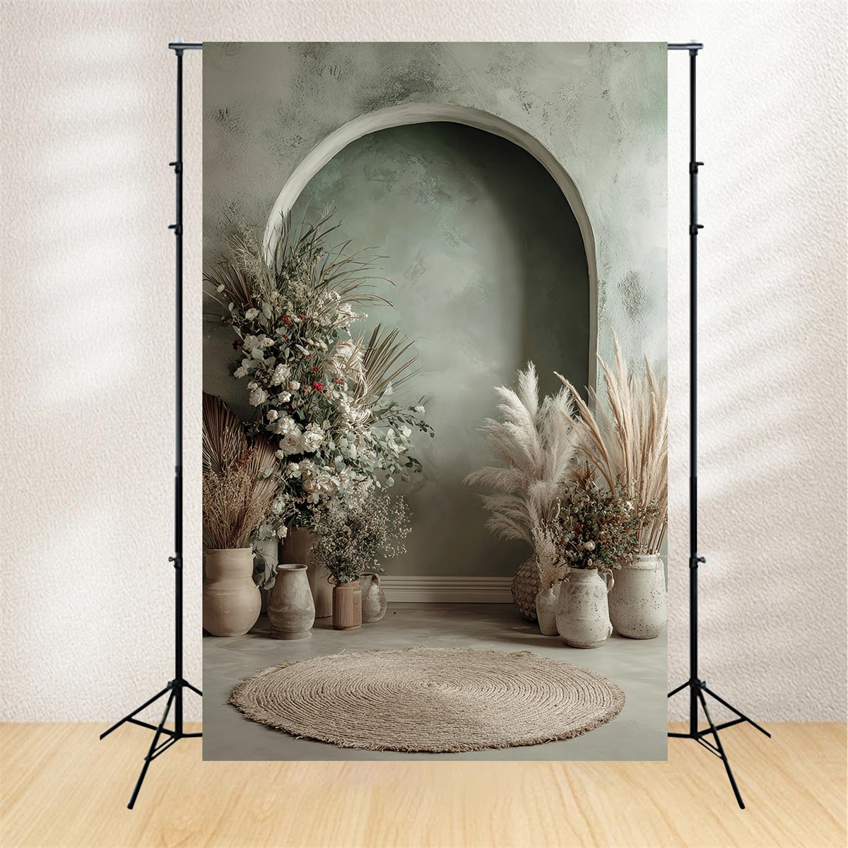 Bohemian Style Backdrop Boho Botanical Nook Backdrop MRR7-280