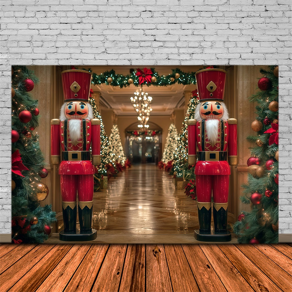 Christmas Backdrop Classic Nutcracker Hallway Backdrop MRR7-83
