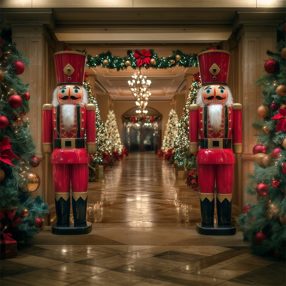 Christmas Backdrop Classic Nutcracker Hallway Backdrop MRR7-83
