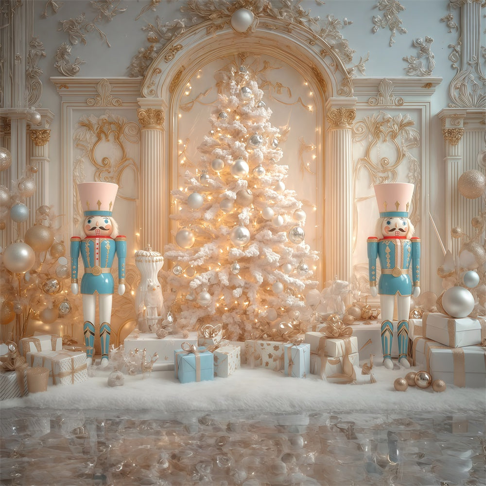 Christmas Backdrops Frosted Palace Dreams Backdrop MRR7-85