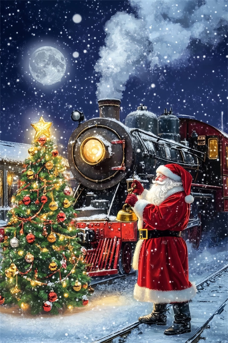 Christmas Backdrops Winter Journey Wonderland Backdrop MRR7-90