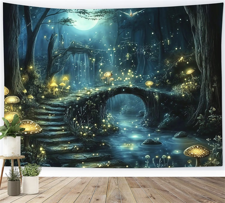 Fantasy Forest Backdrop Firefly Whisper Creek Backdrop MRR7-92