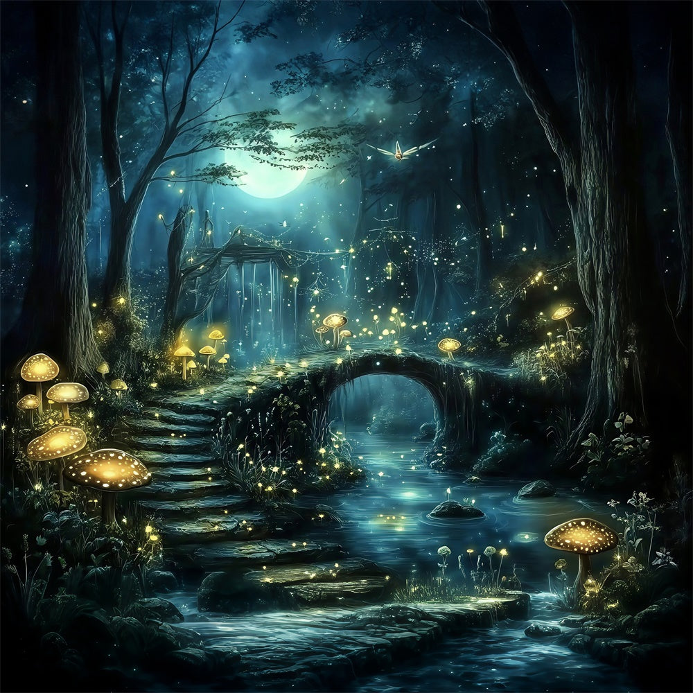 Fantasy Forest Backdrop Firefly Whisper Creek Backdrop MRR7-92