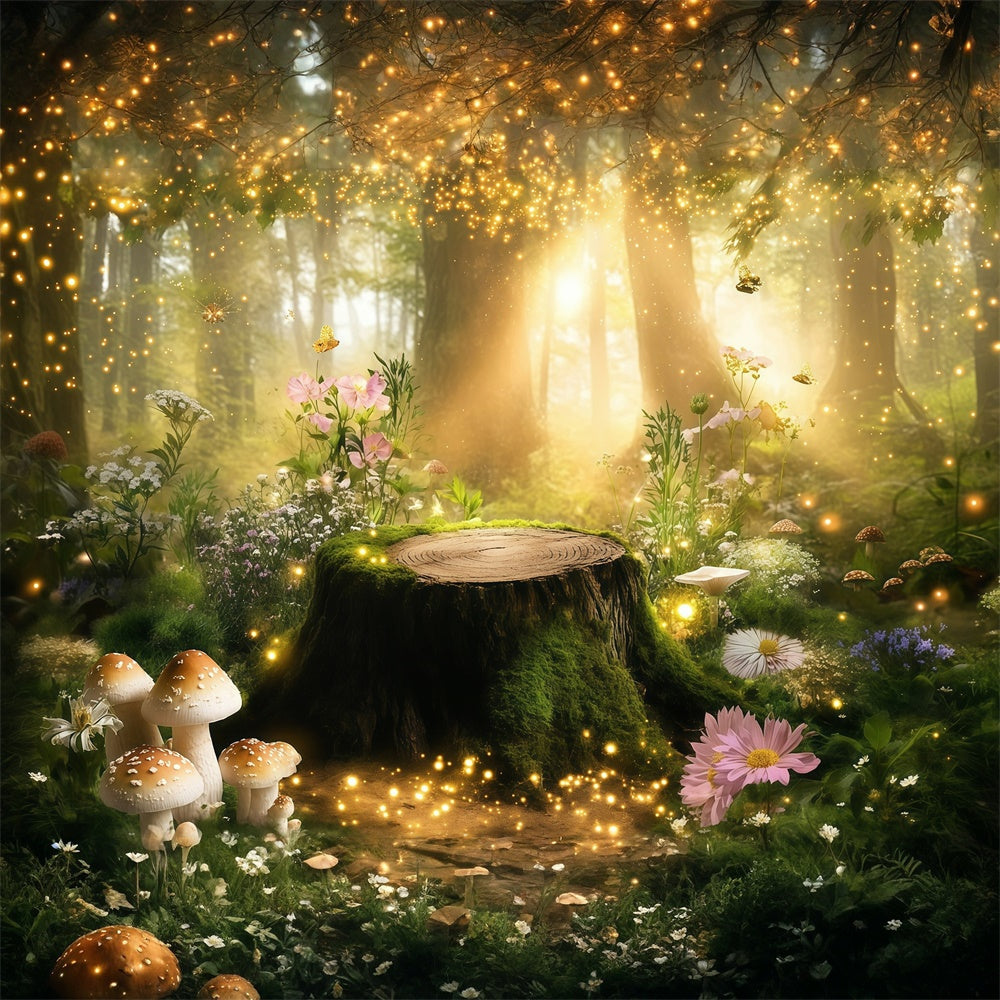 Fantasy Forest Backdrop Sunbeam Fairy Meadow Backdrop MRR7-94