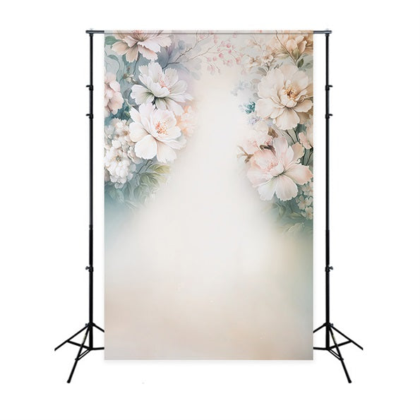 Maternity Backdrop Abstract Vintage Flower Painting Maternity Photo Backdrop MRR8-276
