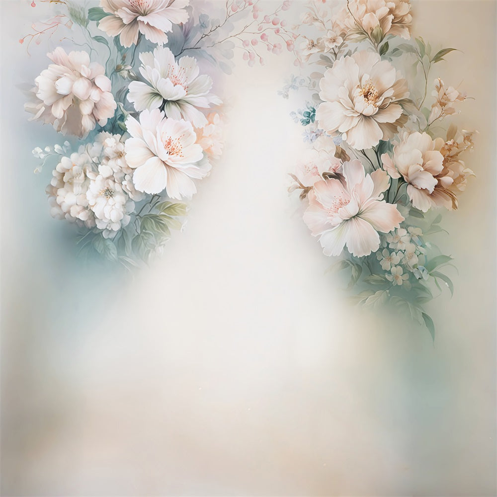 Maternity Backdrop Abstract Vintage Flower Painting Maternity Photo Backdrop MRR8-276