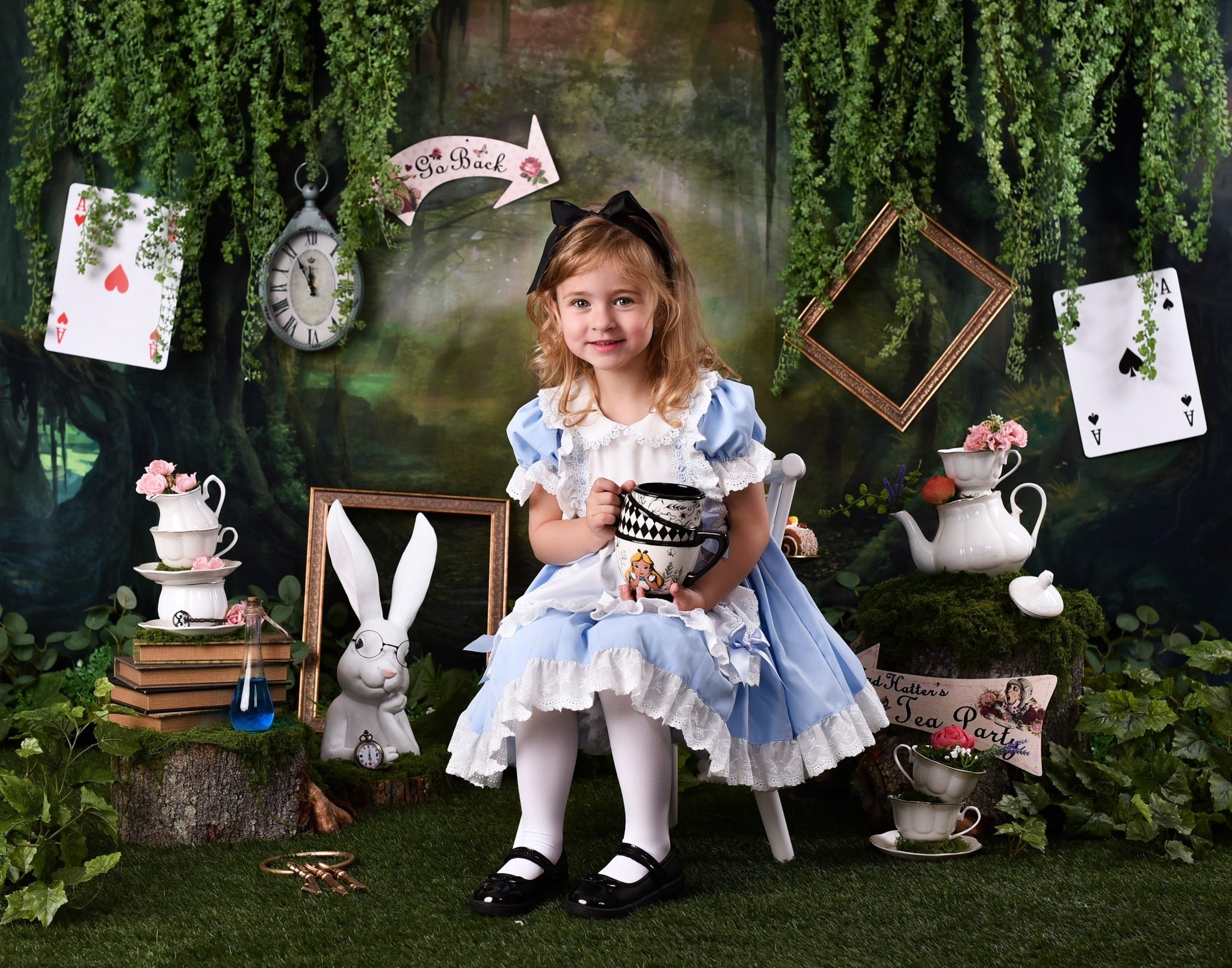 Forest Backdrop Misty Enchanted Forest Pathway Forest Photo Backdrop MRR9-22