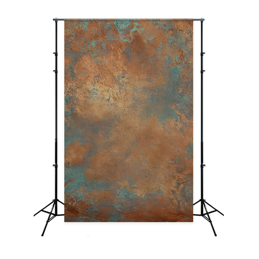 Painting Backdrop Textured Copper Patina Wall Fine Art Backdrop MRR9-67