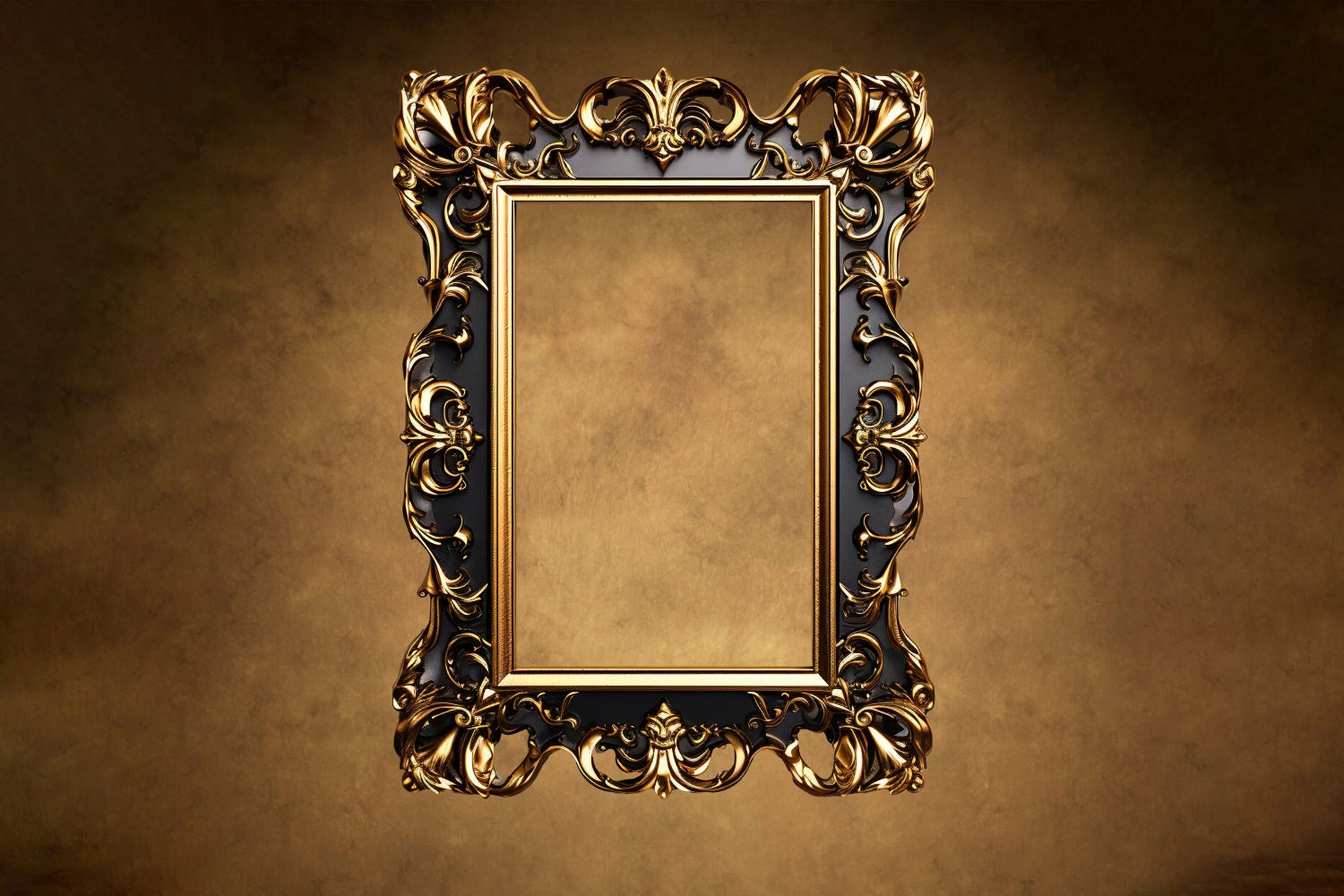 DBackdrop Art Vintage Metal Photo Frame Abstract Backdrop RR4-22