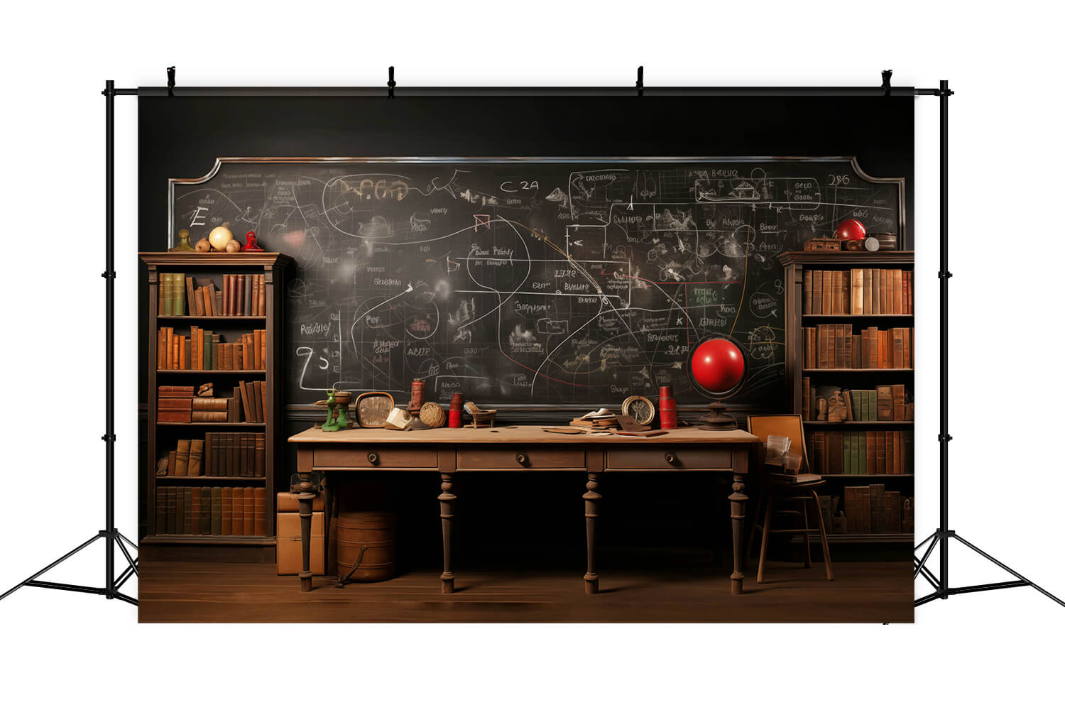 Old Classroom Back to School Photography Backdrop RR6-45