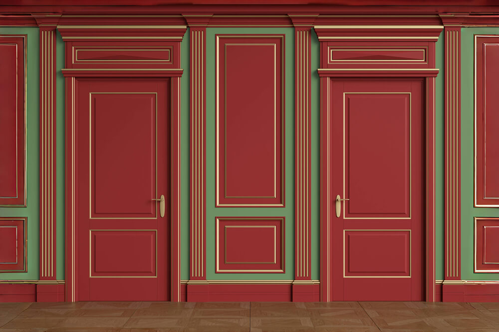 Elegant Retro Wall Photo Booth Backdrop RR6-73