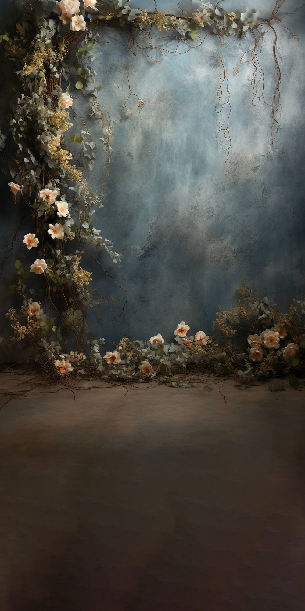 Abstract Fine Art Sweep Floral Photography Backdrop RR6-92