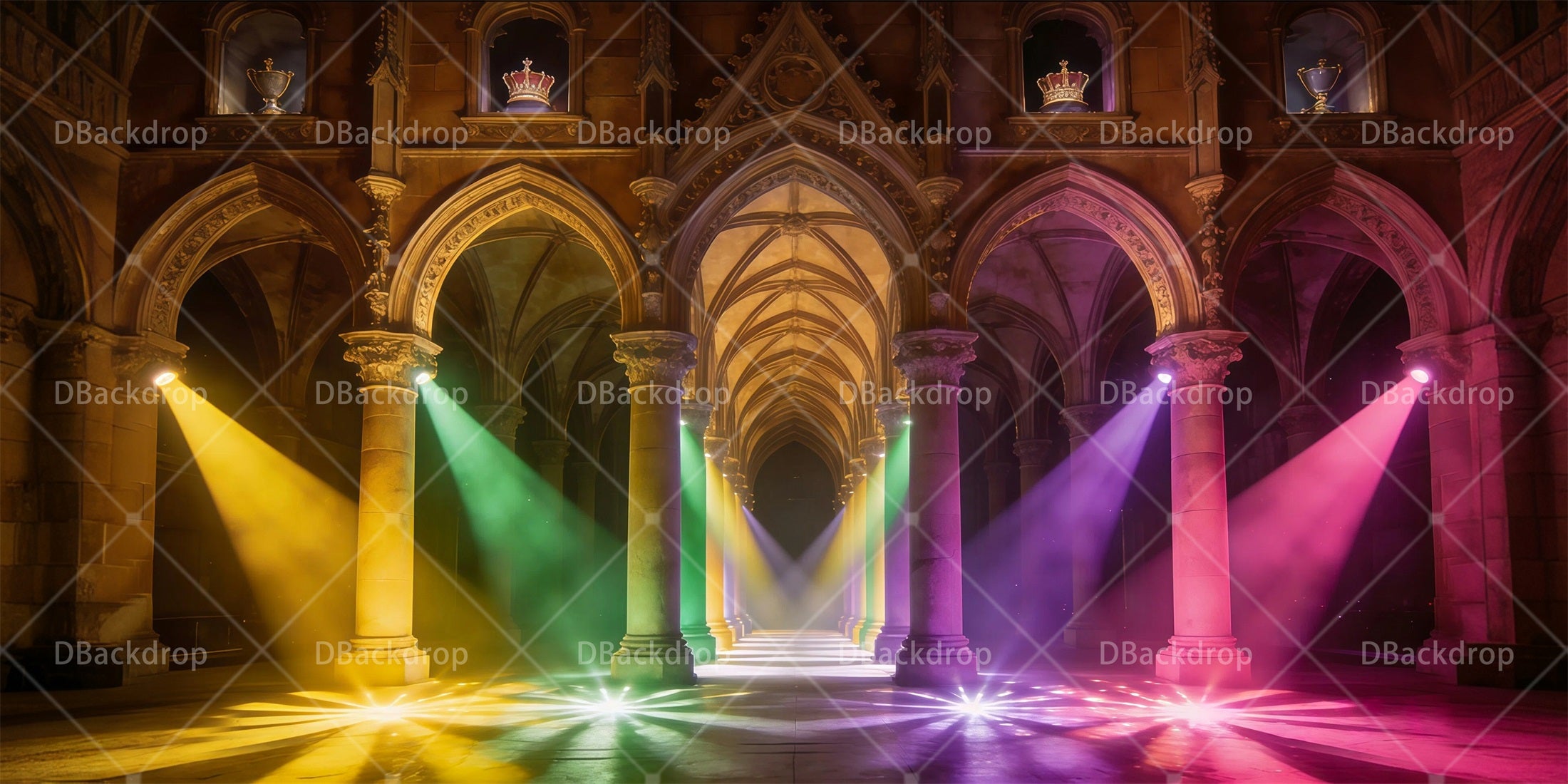 Backdrop For Theater Play Arcade Stage Musical Backdrop RR65-T117