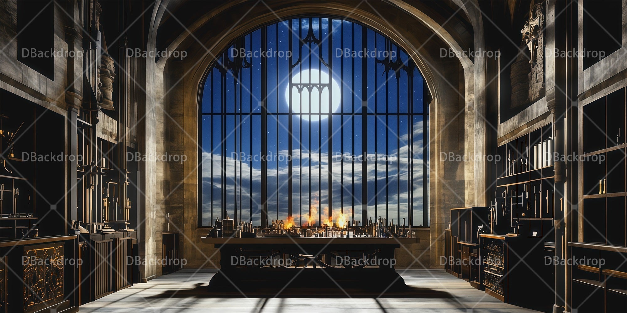 School Play Backdrops Scientist Lab Performance Backdrop RR65-T120