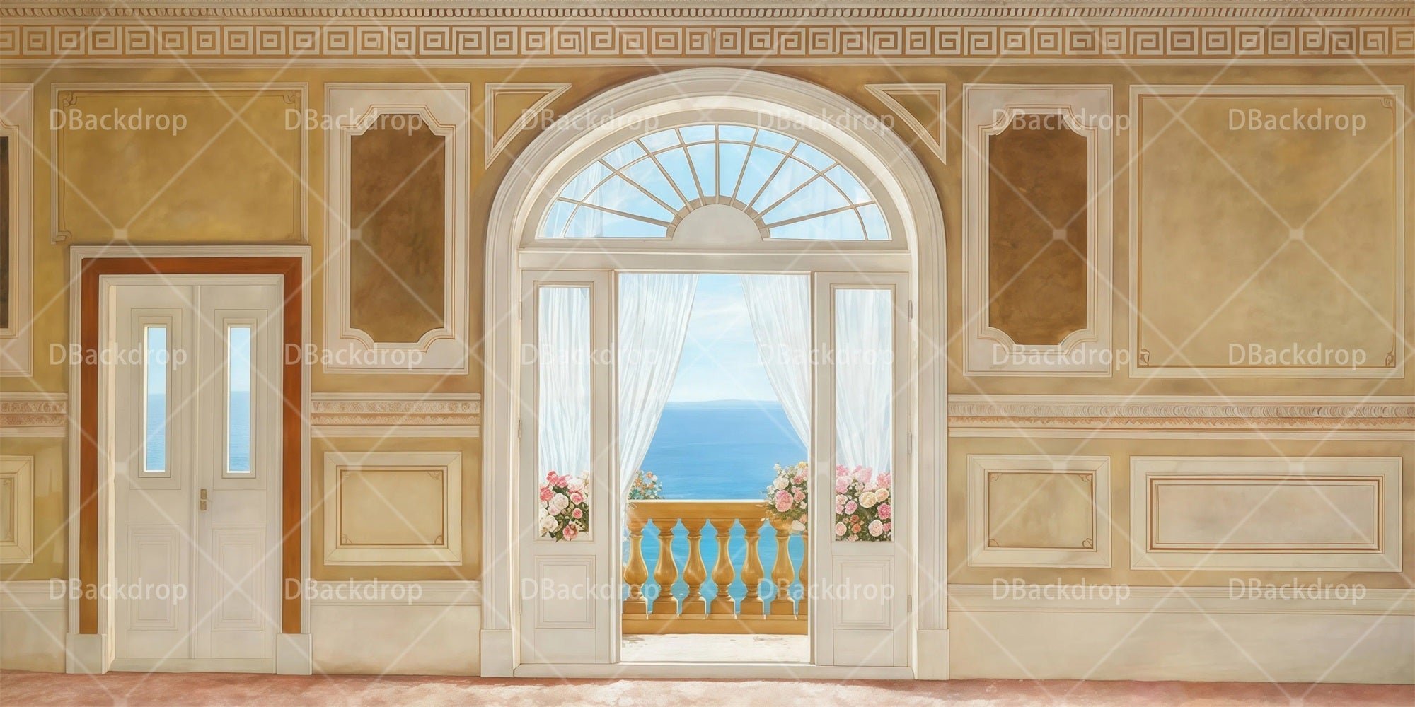 Performance Backdrop Drawing Room Professional Stage Backdrops RR65-T69