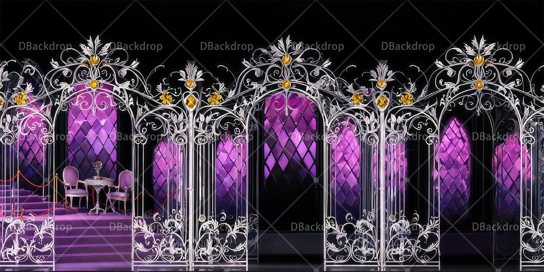 Dance Recital Backdrop Dance Hall Professional Stage Backdrops RR65-T86