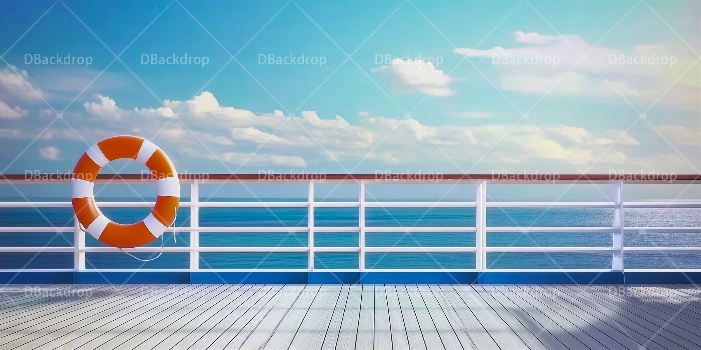 School Play Backdrops Ship Deck Theater Stage Backdrops RR66-T58