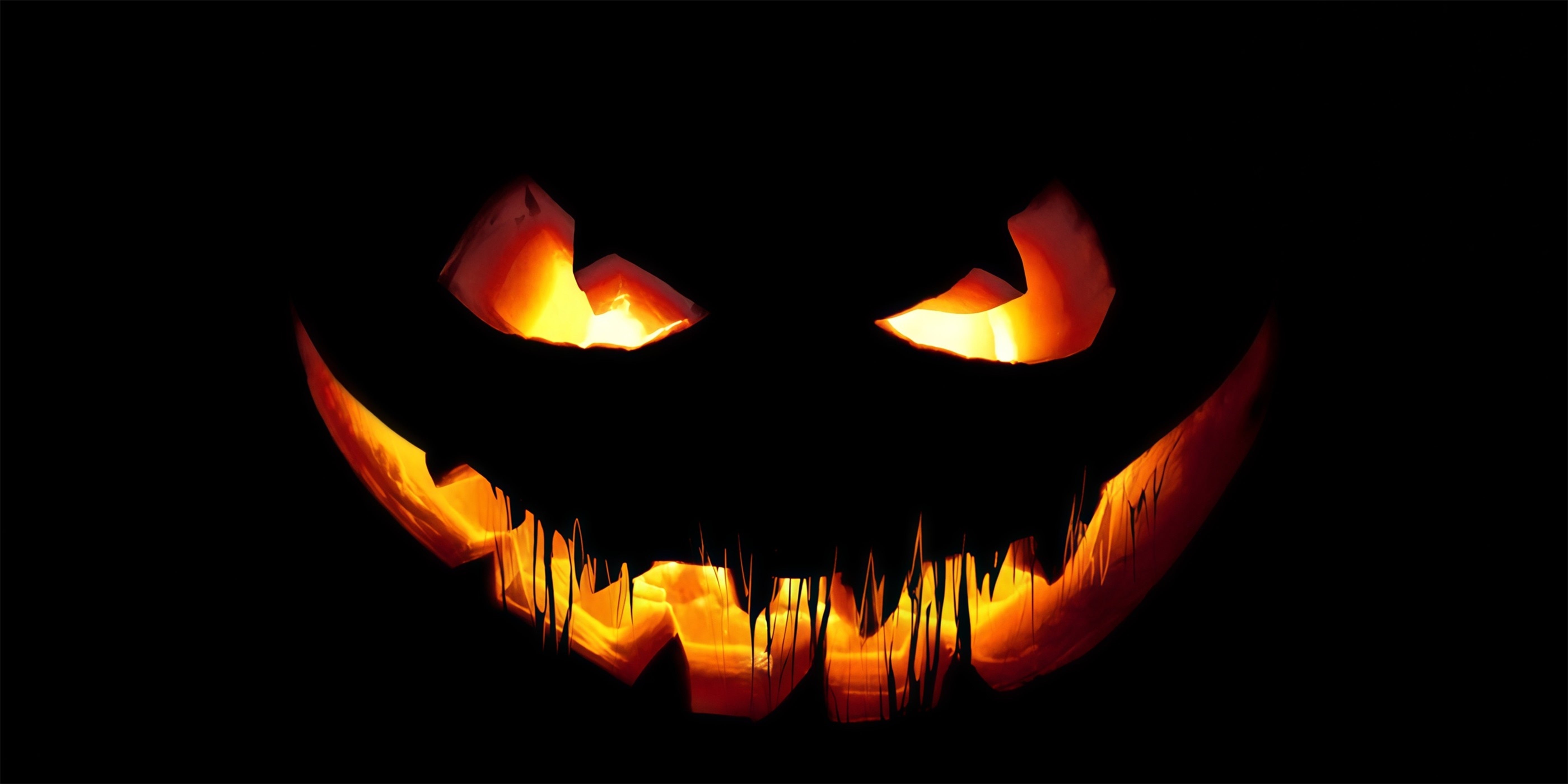 Jack O Lantern Garage Door Cover Glowing Pumpkin Face Halloween Outdoor Party Backdrop RR68-34-2 car
