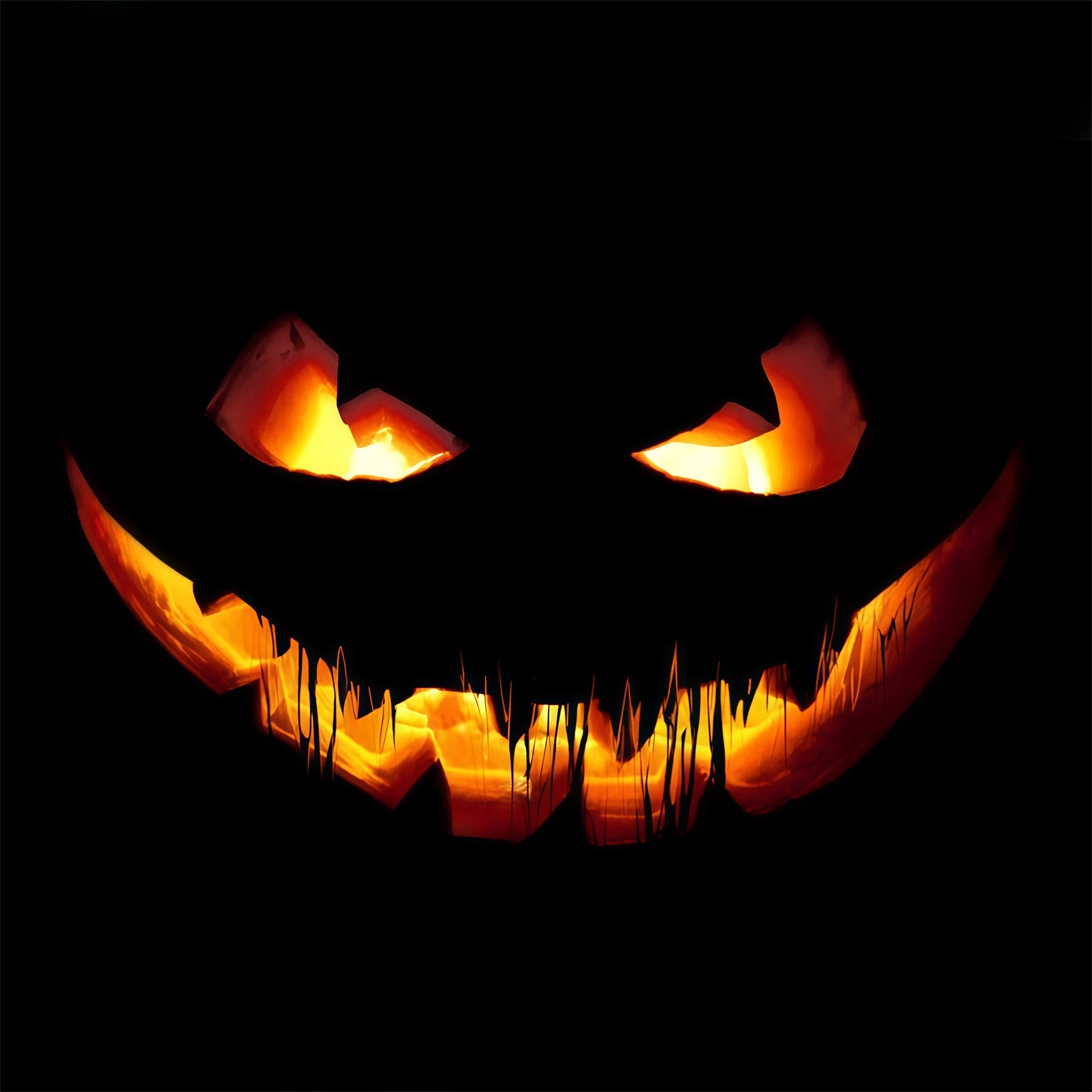 Jack O Lantern Garage Door Cover Glowing Pumpkin Face Halloween Outdoor Party Backdrop RR68-34-1 car