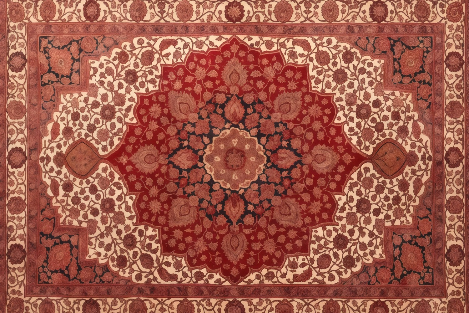 Vintage Christmas Backdrop Retro Persian Carpet Studio Backdrops Christmas RR68-82